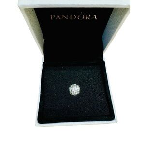 Authentic Pandora Sparkling Pave Triple-Row Charm